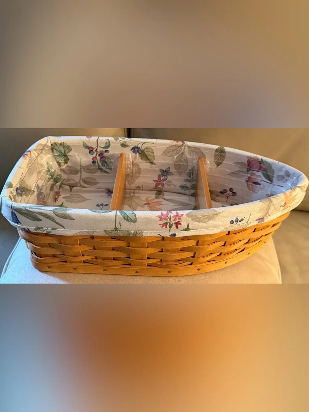 LONGABERGER 2002 BOAT BASKET SET/BRAND NEW!